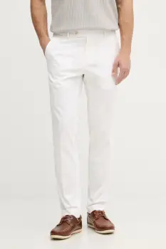 BOSS pantaloni pentru barbati, din bumbac cu elastan Genius imagine