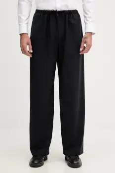 BOSS pantaloni pentru barbati, din lana BOSS X DAVID BECKHAM imagine