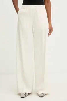 BOSS pantaloni pentru femei cu acetat Tajila imagine