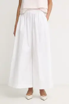 BOSS pantaloni pentru femei, din bumbac Talini imagine