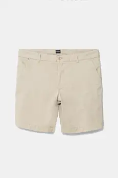 BOSS pantaloni scurti barbati, culoarea bej, 50540758 imagine