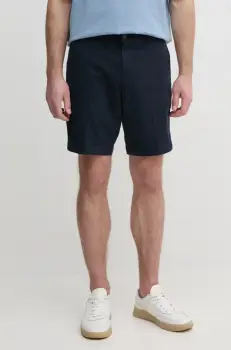 BOSS pantaloni scurti barbati, culoarea bleumarin, 50540743 imagine