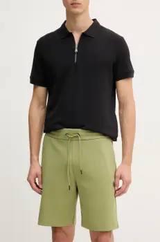 BOSS pantaloni scurti barbati, culoarea verde, 50537277 imagine