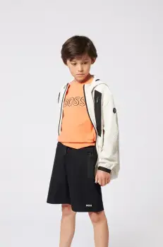 BOSS pantaloni scurti copii culoarea negru, J51999 imagine