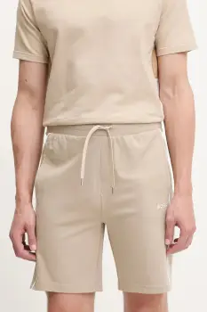 BOSS pantaloni scurti culoarea bej, 50540752 imagine