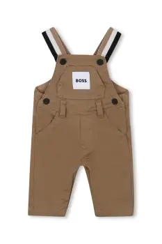 BOSS pantaloni scurti culoarea maro, J52517 imagine