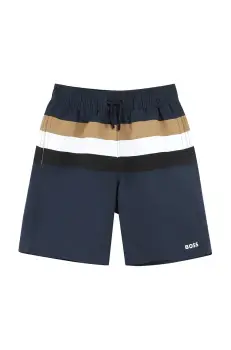 BOSS pantaloni scurti de baie copii culoarea bleumarin, J51975 imagine