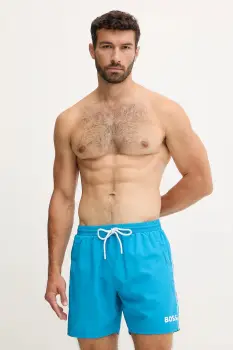 BOSS pantaloni scurti de baie culoarea gri, 50514429 imagine