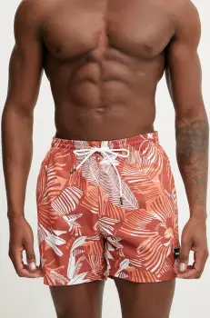 BOSS pantaloni scurti de baie culoarea portocaliu imagine