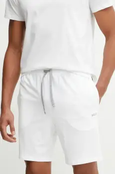 BOSS pantaloni scurti de lounge culoarea alb, 50515314 imagine