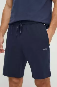 BOSS pantaloni scurti de lounge culoarea albastru marin imagine