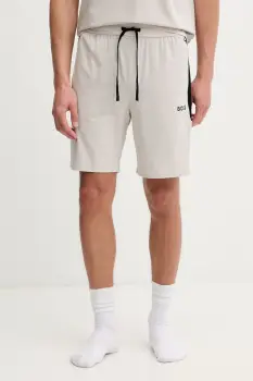 BOSS pantaloni scurti de pijama pentru barbati, cu bumbac imagine