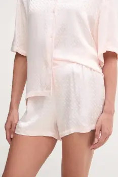 BOSS pantaloni scurti de pijama pentru femei, cu vascoza B Monogram_Shorts imagine