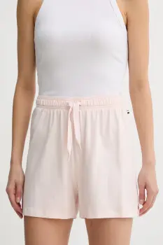 BOSS pantaloni scurti de trening de dama din bumbac cu elastan CI_Shorts CW imagine