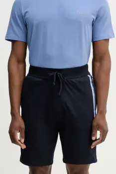 BOSS pantaloni scurti din bumbac Authentic Shorts culoarea bleumarin, 50554778 imagine