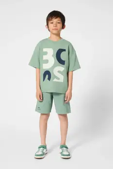 BOSS pantaloni scurti din bumbac pentru copii imagine