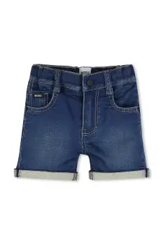 BOSS pantaloni scurti din denim pentru bebelusi imagine