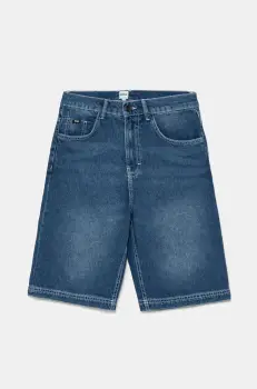 BOSS pantaloni scurti din denim pentru copii J51994 imagine