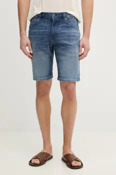 BOSS pantaloni scurti pentru barbati, din denim Re.Maine imagine