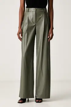 BOSS pantaloni straight pentru femei Tiana4-M imagine