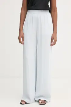 BOSS pantaloni wide leg pentru femei, cu vascoza Tiana10 imagine