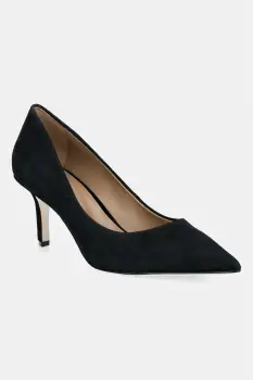 BOSS pantofi cu toc stiletto din piele intoarsa Miah imagine