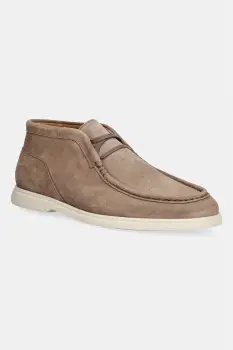 BOSS pantofi pentru barbati din piele intoarsa Sienne imagine