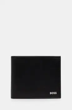 BOSS portofel de piele barbati, culoarea negru, 50546139 imagine