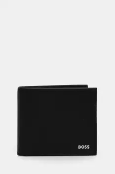 BOSS portofel de piele culoarea negru, 50546152 imagine