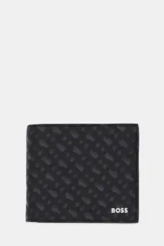 BOSS portofel de piele culoarea negru, 50552830 imagine