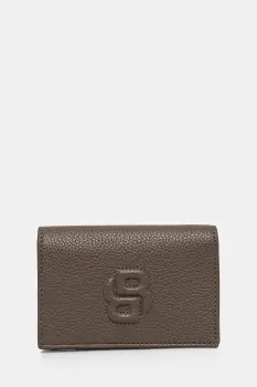 BOSS portofel femei, culoarea bej, 50536339 imagine