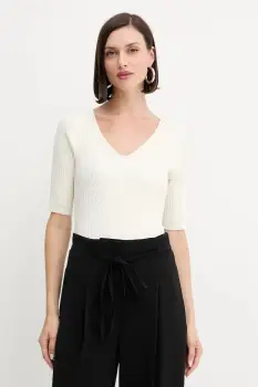 BOSS pulover culoarea bej, light, 50542881 imagine