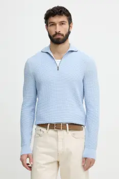 BOSS pulover de bumbac H-Ulicio imagine