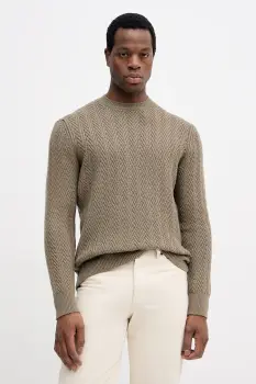 BOSS pulover de lana culoarea verde, 50549980 imagine