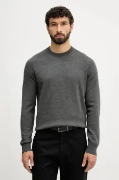 BOSS pulover din amestec de lana culoarea gri, 50549977 imagine