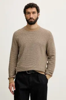 BOSS pulover pentru barbati din bumbac H-Lofranco imagine