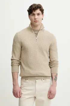 BOSS pulover pentru barbati din bumbac H-Ulicio imagine