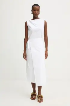 BOSS rochie de bumbac Emiaky imagine