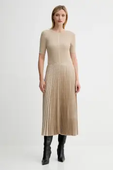 BOSS rochie midi, evazati, 50535658 imagine