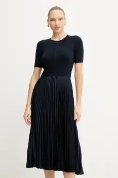 BOSS rochie midi, evazati, 50535658 imagine