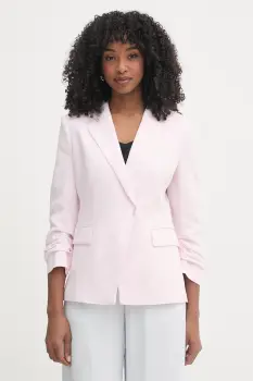 BOSS sacou cu doua randuri de nasturi pentru femei, cu lana Jia8 imagine