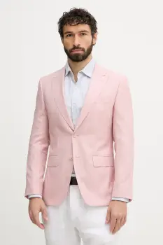 BOSS Sacou cu un singur rand de nasturi barbatesc din lana imagine