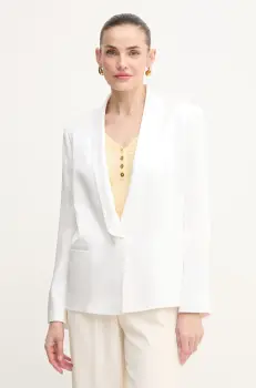 BOSS sacou culoarea alb, un singur rand de nasturi, uni, 50537473 imagine