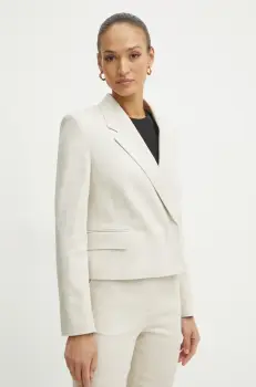 BOSS sacou culoarea bej, cu doua randuri de nasturi, neted, 50537449 imagine