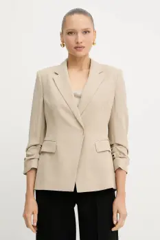 BOSS sacou culoarea bej, cu doua randuri de nasturi, uni, 50542005 imagine