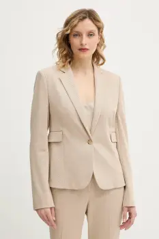 BOSS sacou culoarea bej, un singur rand de nasturi, 50555741 imagine