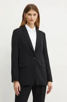 BOSS sacou culoarea negru, un singur rand de nasturi, neted imagine