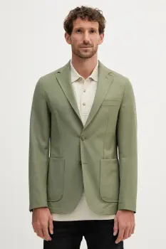 BOSS sacou din lana culoarea verde, 50546055 imagine