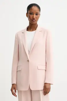 BOSS sacou Jocaluah culoarea roz, un singur rand de nasturi, uni imagine