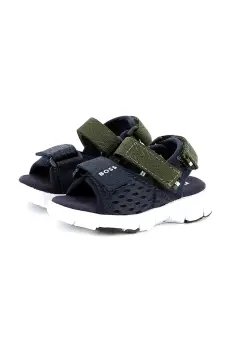 BOSS sandale copii culoarea albastru marin, J52159 imagine